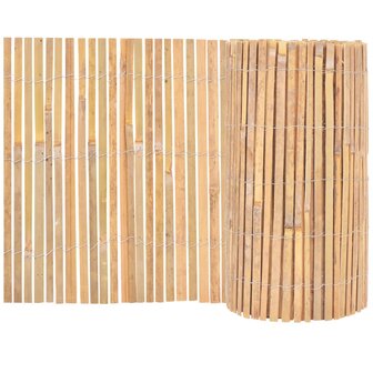 Scherm 1000x50 cm bamboe 2