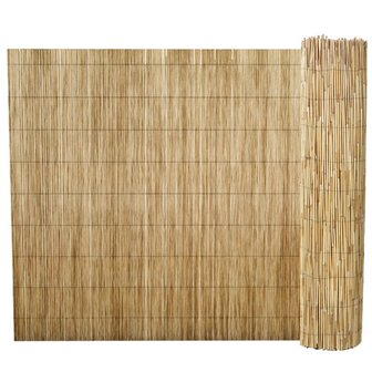 Tuinscherm 100x1000 cm riet 1
