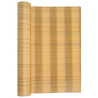 Balkonscherm 300x100 cm poly rattan lichtbruin 3