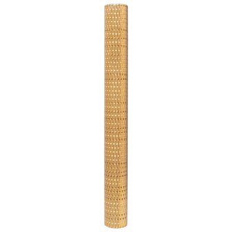 Balkonscherm 300x100 cm poly rattan lichtbruin 4