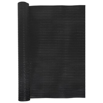 Balkonscherm 300x90 cm poly rattan zwart 3