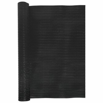 Balkonscherm 400x80 cm poly rattan zwart 3