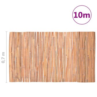 Scherm 1000x70 cm bamboe 7