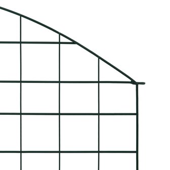 Schuttingset gebogen 77,5x78,5 cm groen 4