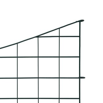 Schuttingset hol gebogen 77,5x64 cm groen 4