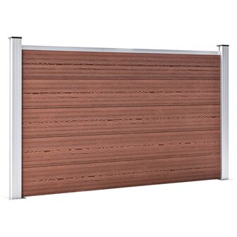 Schutting 353x106 cm HKC bruin 2