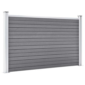 Schutting 526x106 cm HKC grijs 3