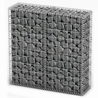Schanskorf met deksels 100x100x30 cm gegalvaniseerd draad  2