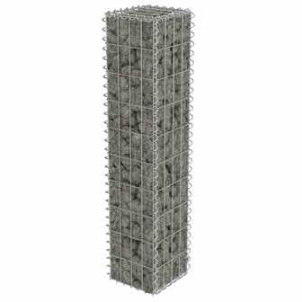 Schanskorfmuur met deksels 20x20x100 cm gegalvaniseerd staal  4