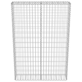 Schanskorfmuur met deksels 100x20x150 cm gegalvaniseerd staal 5