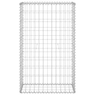 Schanskorfmuur met deksels 60x30x100 cm gegalvaniseerd staal 4