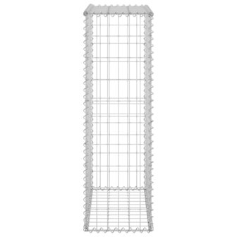 Schanskorfmuur met deksels 60x30x100 cm gegalvaniseerd staal 5