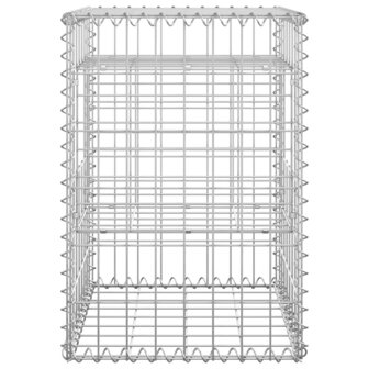 Schanskorfpalen 2 st 40x40x60 cm ijzer 5