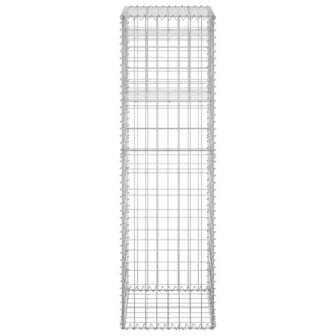 Schanskorfpaal 40x40x140 cm ijzer 4