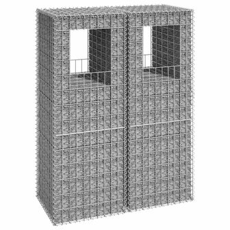 Schanskorfpalen 2 st 50x50x140 cm ijzer 1