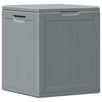 Tuinbox 90 L PP houtlook grijs 6