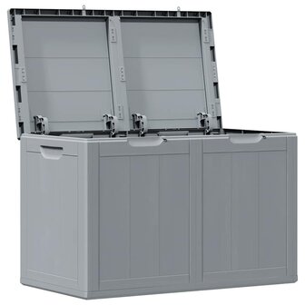 Tuinbox 180 L PP houtlook grijs 4