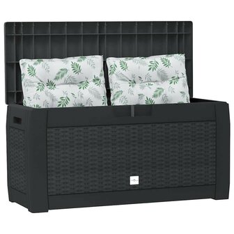 Tuinbox 119x48x60 cm polypropeen antracietkleurig 3