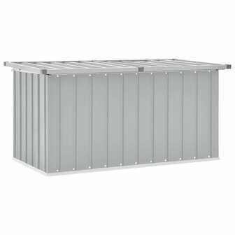 Tuinbox 129x67x65 cm grijs 2