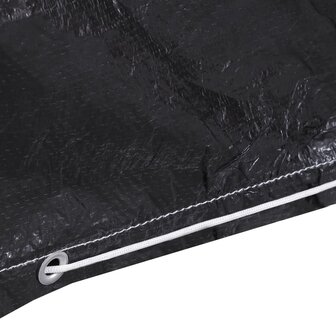 Schommelbankhoezen 2 st met 6 oogjes 135x105x175 cm 7