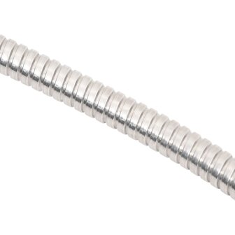 Tuinslang met sproeikop 0,6&amp;apos;&amp;apos; 22,5 m roestvrij staal zilver 4