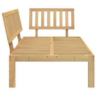 Tuinhoekbank pallet massief acaciahout 5