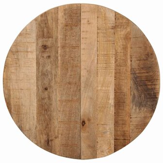 Bistrotafel &Oslash; 60x76 cm ruw mangohout 5