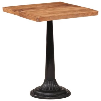 Bistrotafel 60x60x76 cm massief acaciahout 1