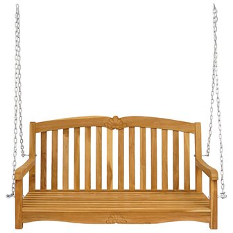 Schommelbank Naturel 114 x 60 x 60,5 cm Massief Teakhout 3
