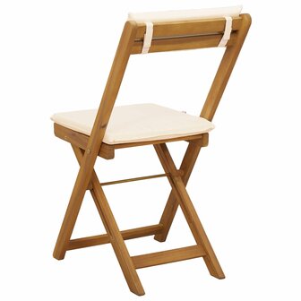 Bistrostoelen voor buiten 2 pcs Cr&egrave;mewit 40 x 53 x 80 cm 8