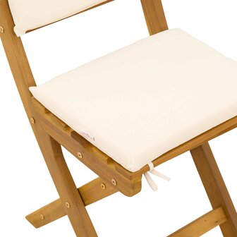 Bistrostoelen voor buiten 4 pcs Cr&egrave;mewit 38 x 46 x 85 cm 10