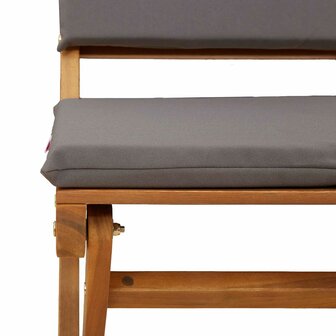 Bistrostoelen voor buiten 4 pcs Donkergrijs 38 x 46 x 85 cm 9