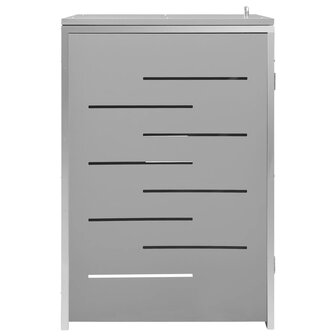 Containerberging enkel 69x77,5x112,5 cm roestvrij staal 6