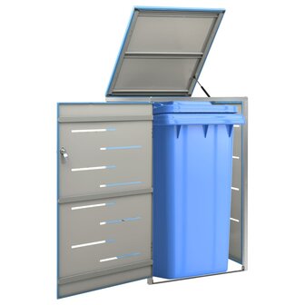 Containerberging enkel 69x77,5x112,5 cm roestvrij staal 1