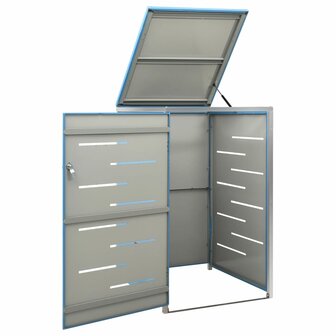 Containerberging enkel 69x77,5x112,5 cm roestvrij staal 3