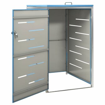 Containerberging enkel 69x77,5x112,5 cm roestvrij staal 4