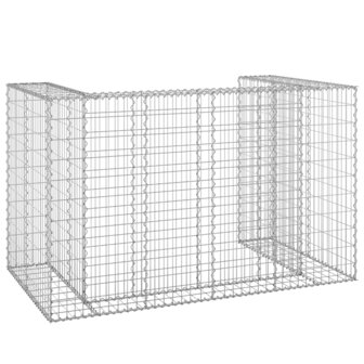 Schanskorf voor containers 180x100x110 cm gegalvaniseerd staal 5