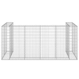 Schanskorf voor containers 254x100x110 cm gegalvaniseerd staal 6
