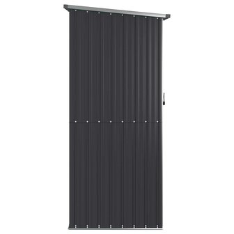 Tuinschuur 118,5x97x209,5 cm gegalvaniseerd staal antraciet 5