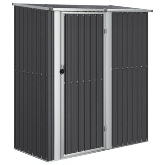 Tuinschuur 180,5x97x209,5 cm gegalvaniseerd staal antraciet 2