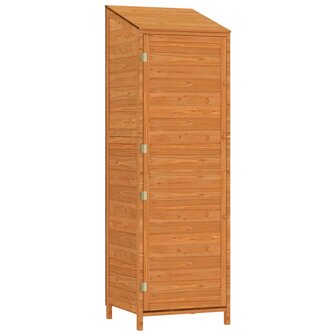 Tuinschuur 55x52x174,5 cm massief vurenhout bruin 2