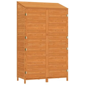 Tuinschuur 102x52x174,5 cm massief vurenhout bruin 2