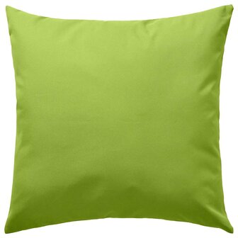 Buitenkussens 45x45 cm appeltjesgroen 4 st 2