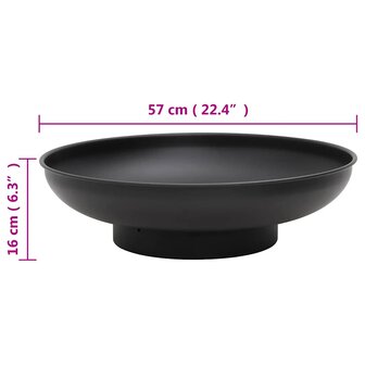 Vuurplaats 57 cm staal 7