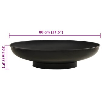 Vuurplaats 80 cm staal 5