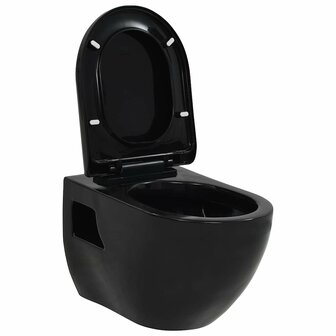 Wandtoilet keramiek zwart  2