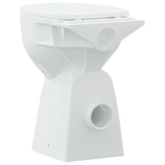 Randloos Toilet 7 cm extra hoogte soft-close keramiek wit 7