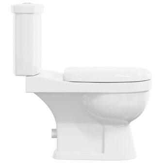 Toilet met stortbak wit 5