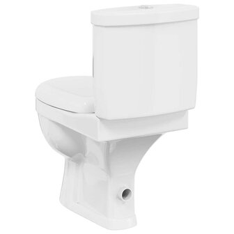 Toilet met stortbak wit 6