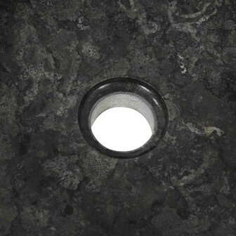 Gootsteen 40x12 cm marmer zwart 7